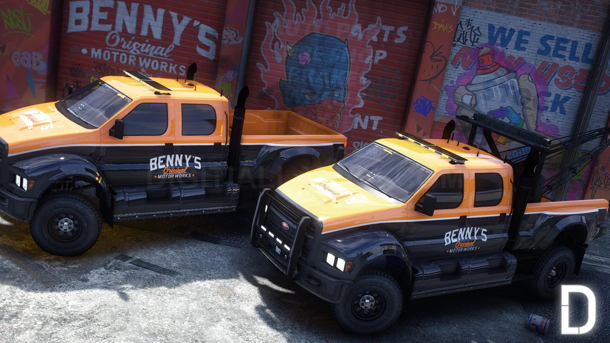 Benny's Mechanics Tow Vanilla Pack | 10 Vehicles | Templates - Image 11