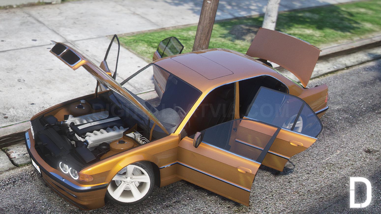 BMW E38 750iL Stanced | Debadged - Image 3