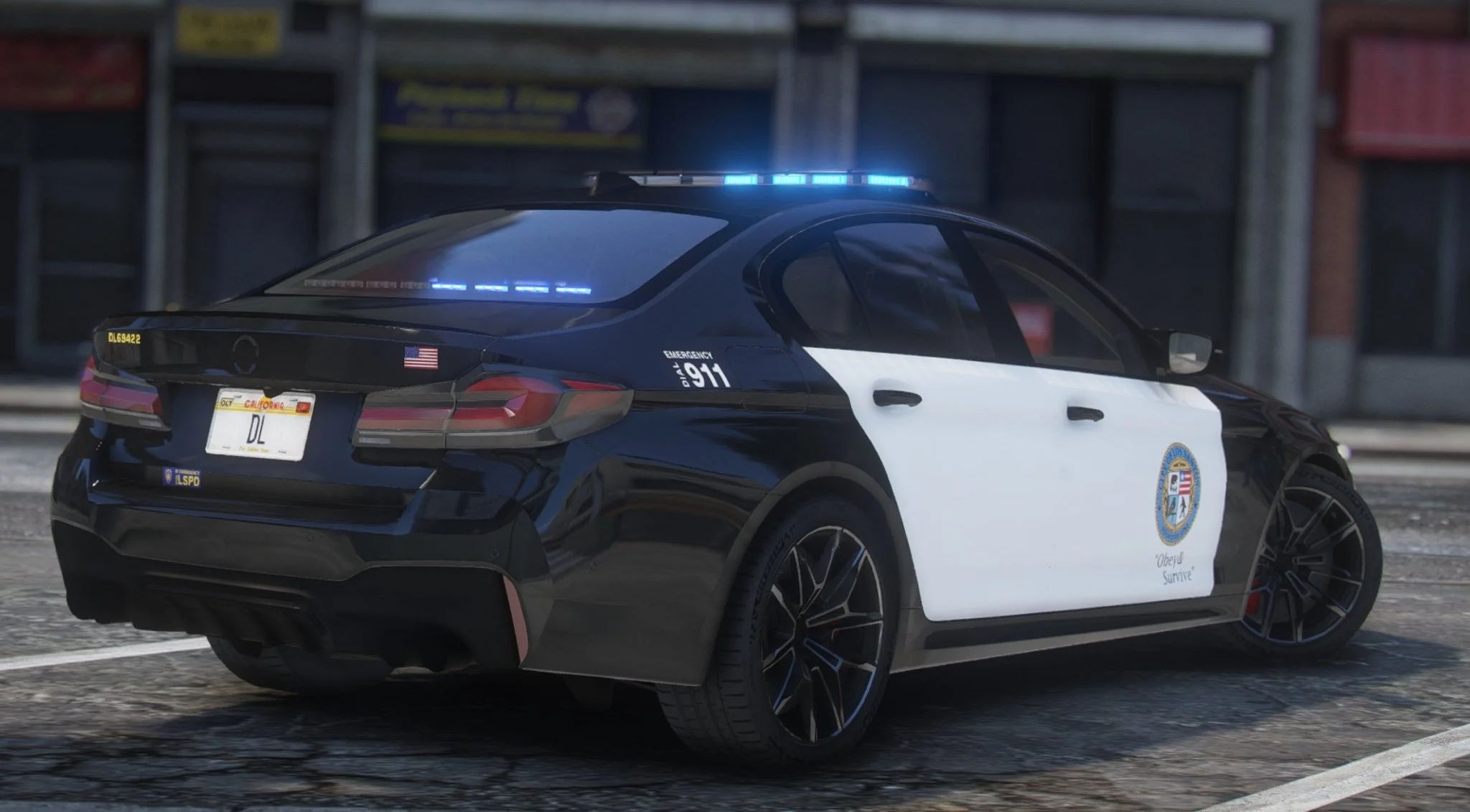 BMW M5 F90 LSPD | Debadged | Template - Image 2