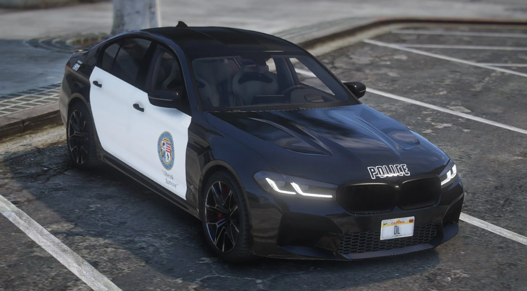 BMW M5 F90 LSPD | Debadged | Template - Image 6