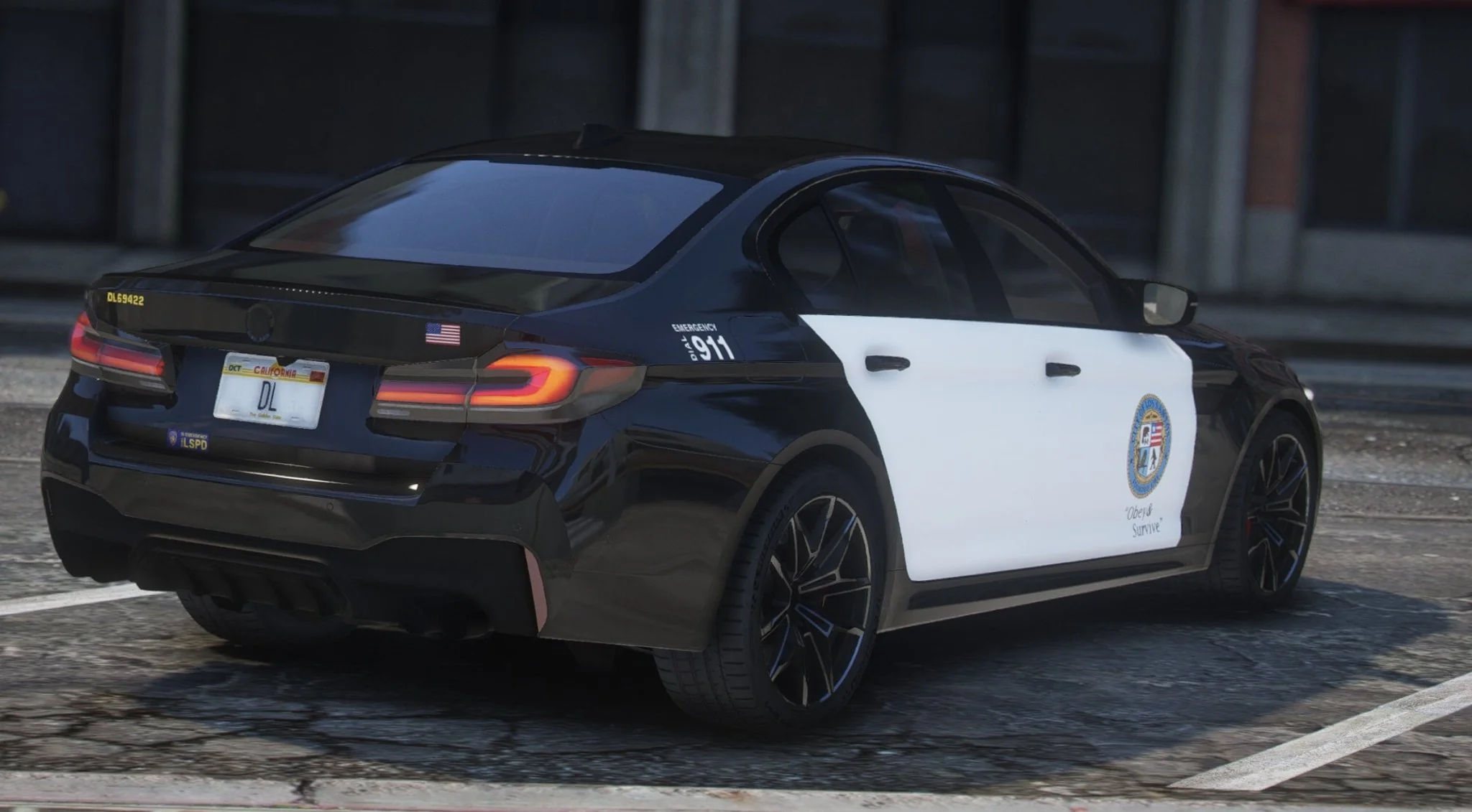 BMW M5 F90 LSPD | Debadged | Template - Image 7