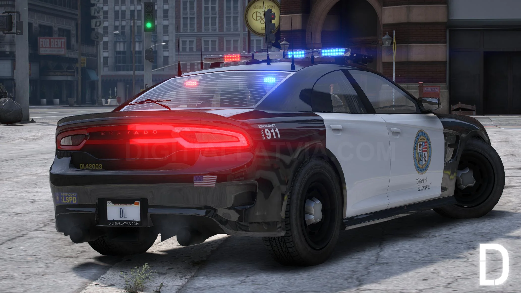 Bravado Buffalo STX Custom V2 Police | Tuning | Template - Image 3