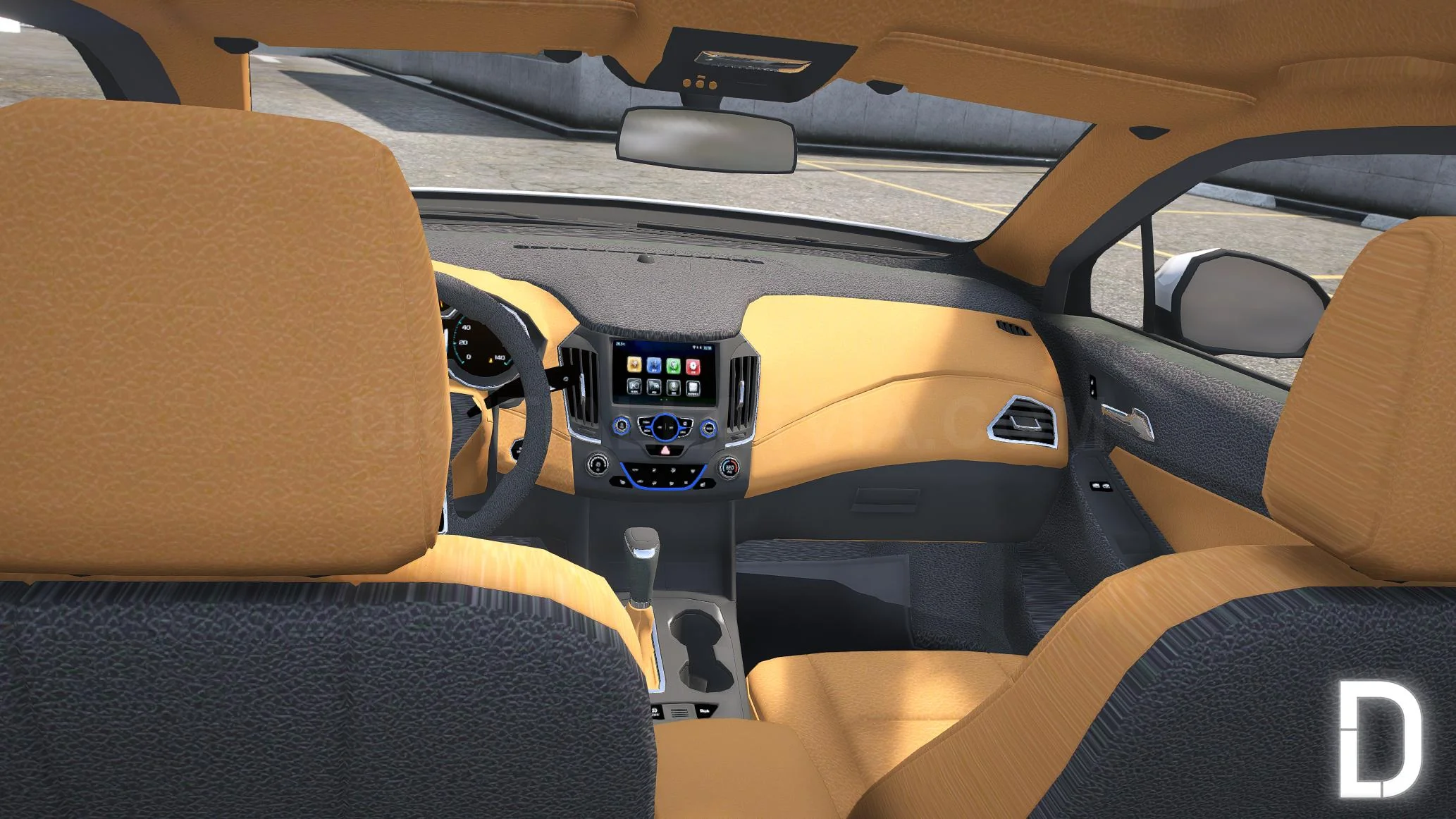 Chevrolet Cruze RS 2018 | Debadged | Template - Image 5