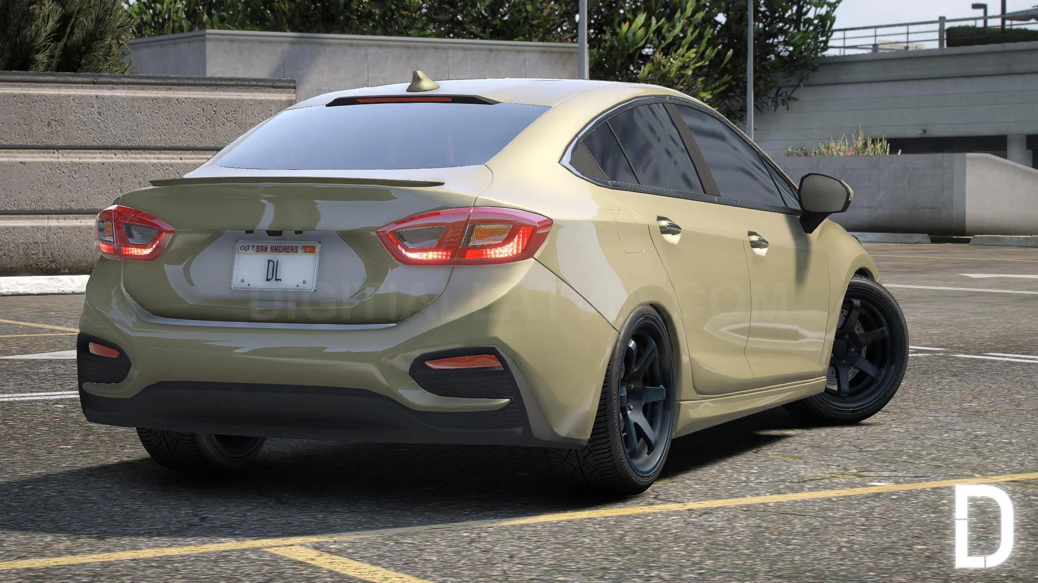 Chevrolet Cruze RS 2018 | Debadged | Template - Image 7