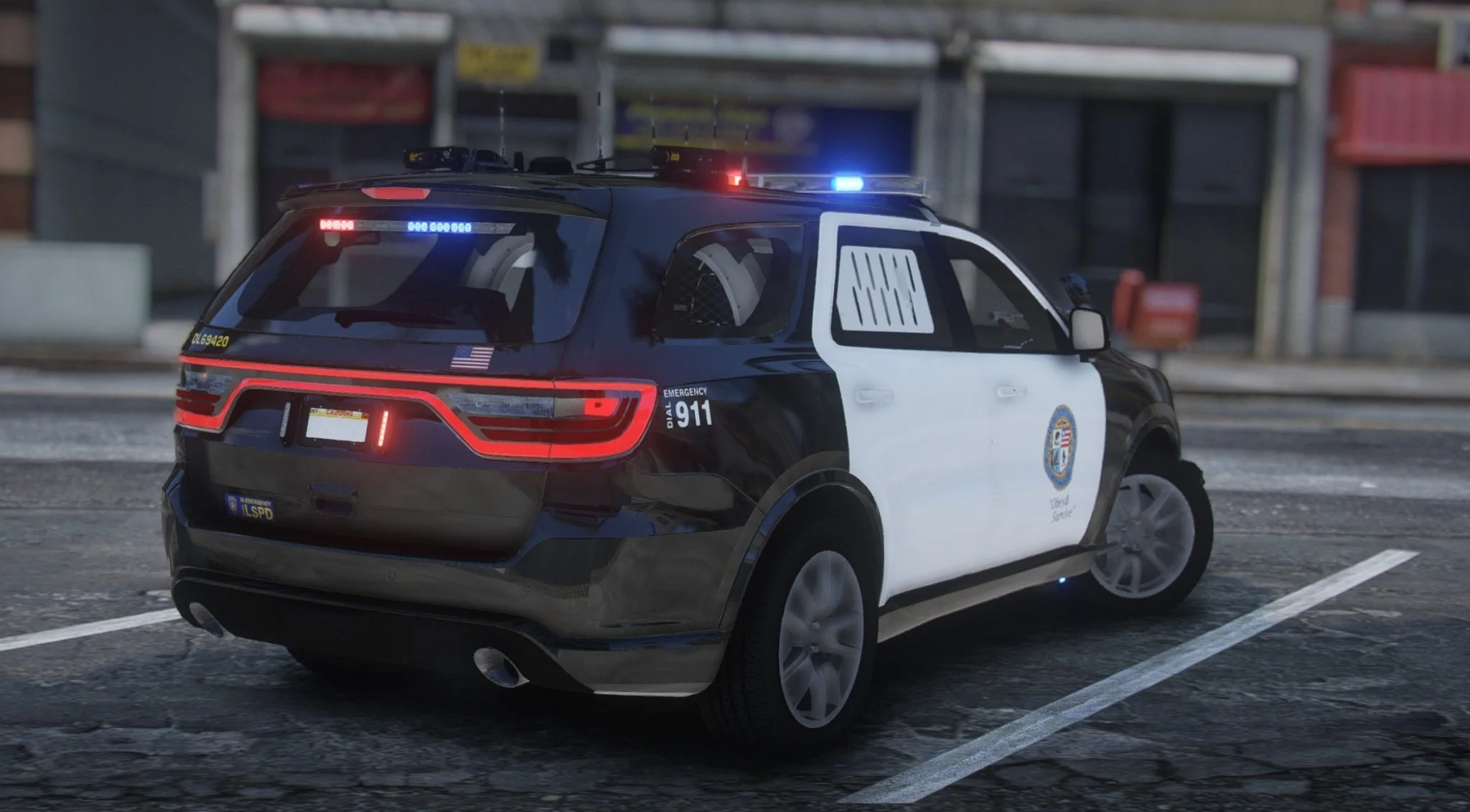 Dodge Durango LSPD | Debadged | Template - Image 2