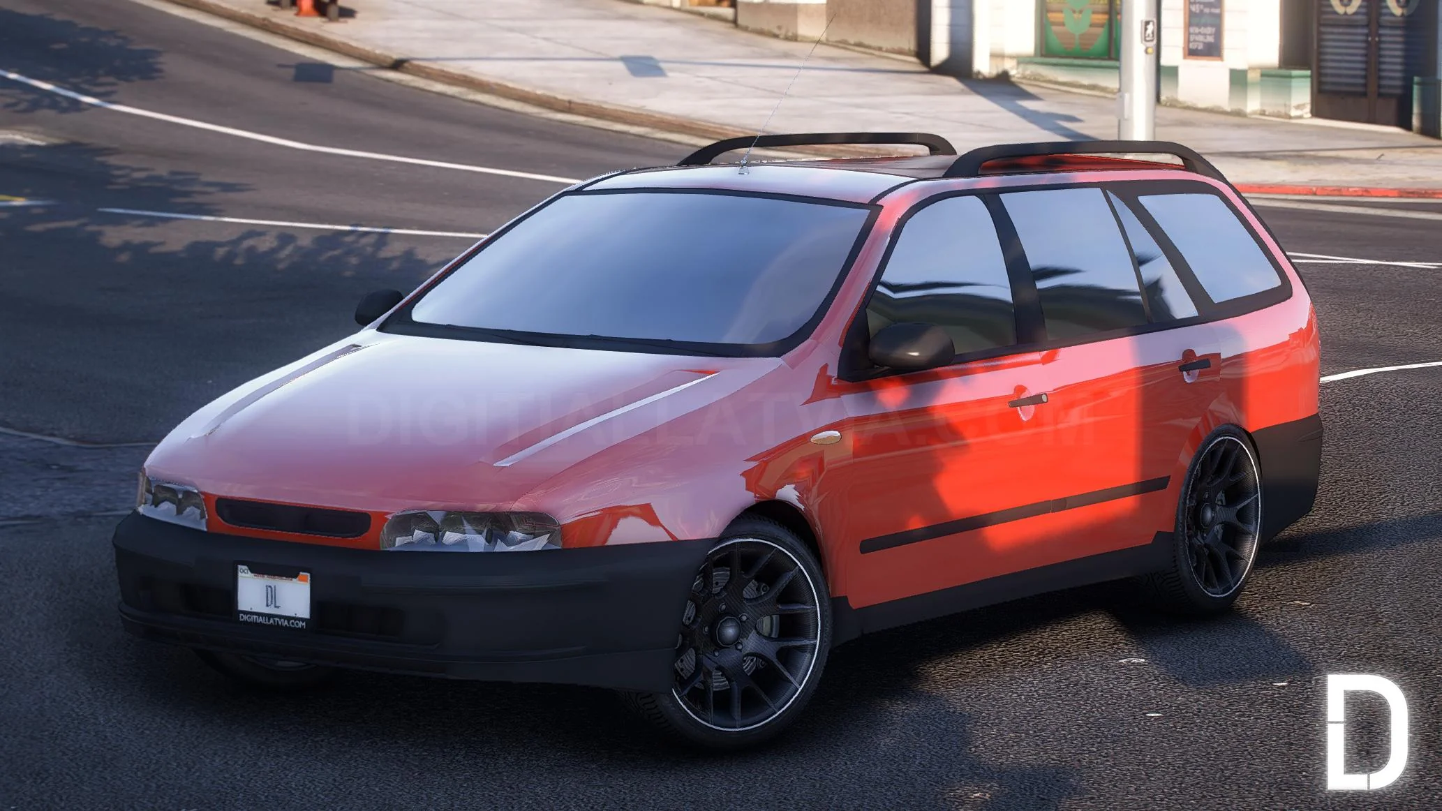 Fiat Marea Weekend 1999 | Debadged | Template - Image 4