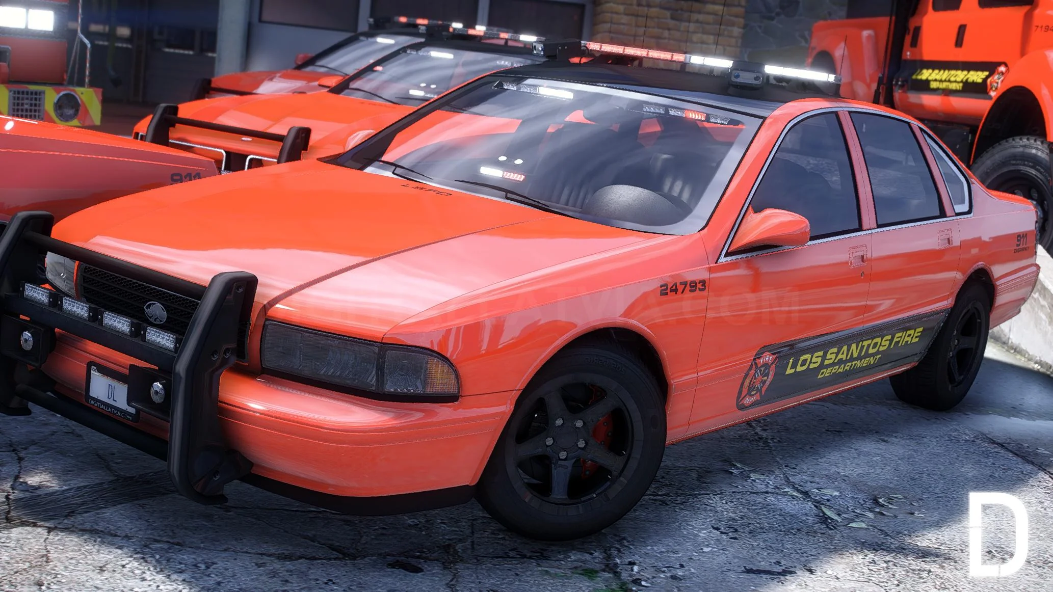 Fire Department Vanilla Pack | 9 Vehicles | Templates - Image 11