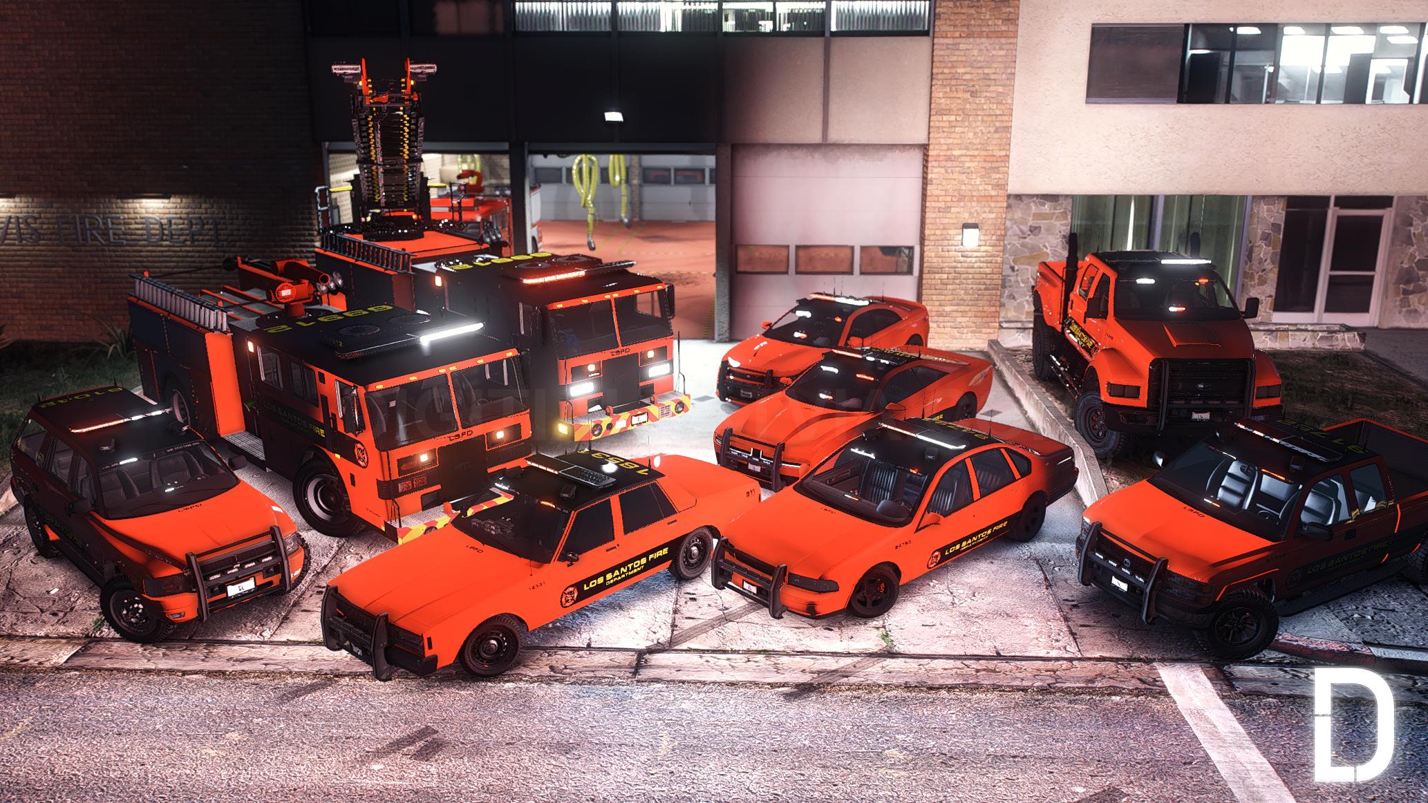 Fire Department Vanilla Pack | 9 Vehicles | Templates - Image 3