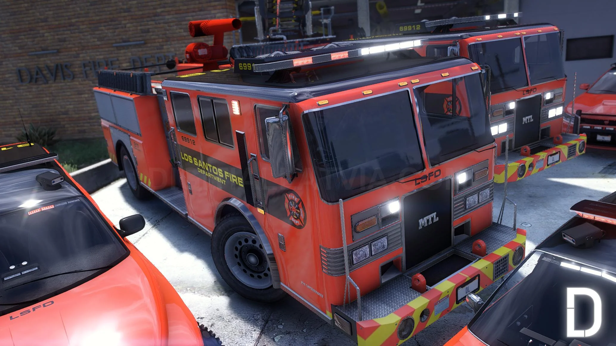 Fire Department Vanilla Pack | 9 Vehicles | Templates - Image 8