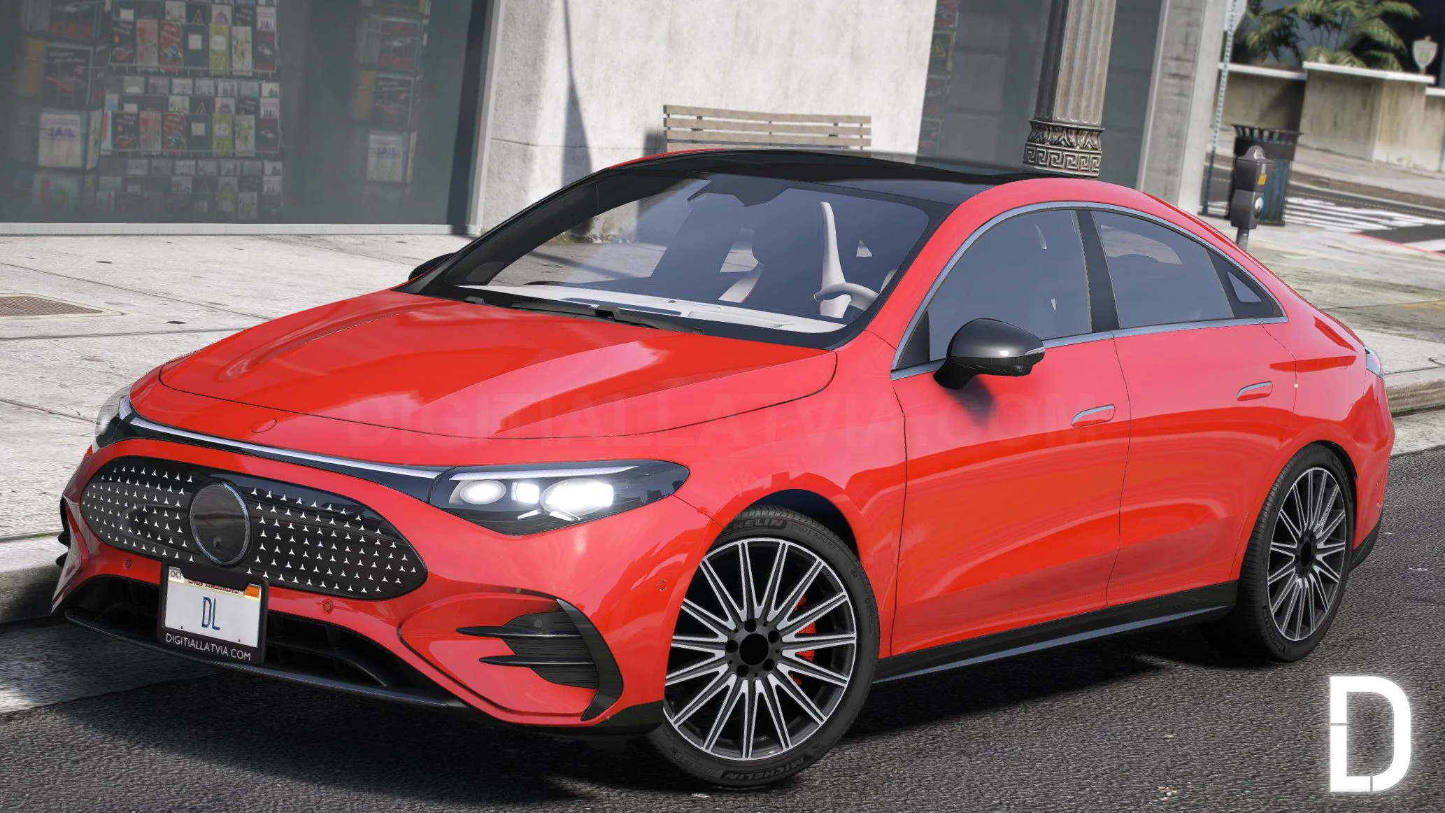 Mercedes-Benz CLA EV 2025 | Debadged | Tuning | Template