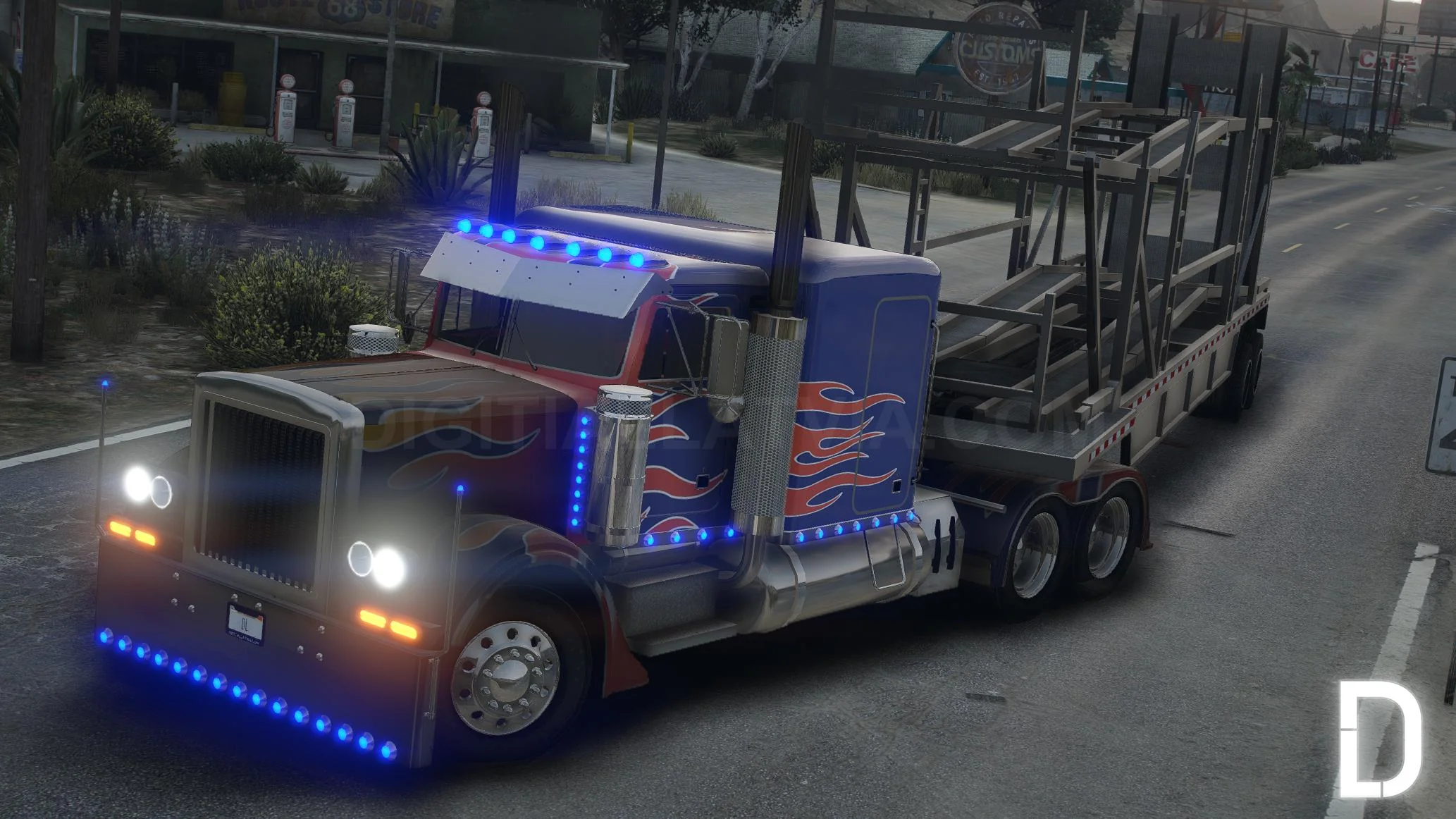 Peterbilt 379 Optimus Prime | Debadged | Template - Image 4