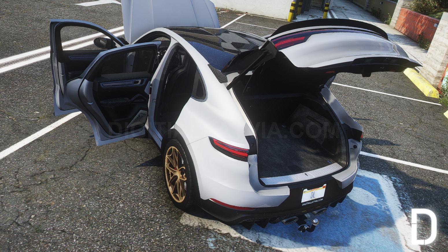 Porsche Cayenne Turbo GT 2022 | Debadged | Template - Image 4