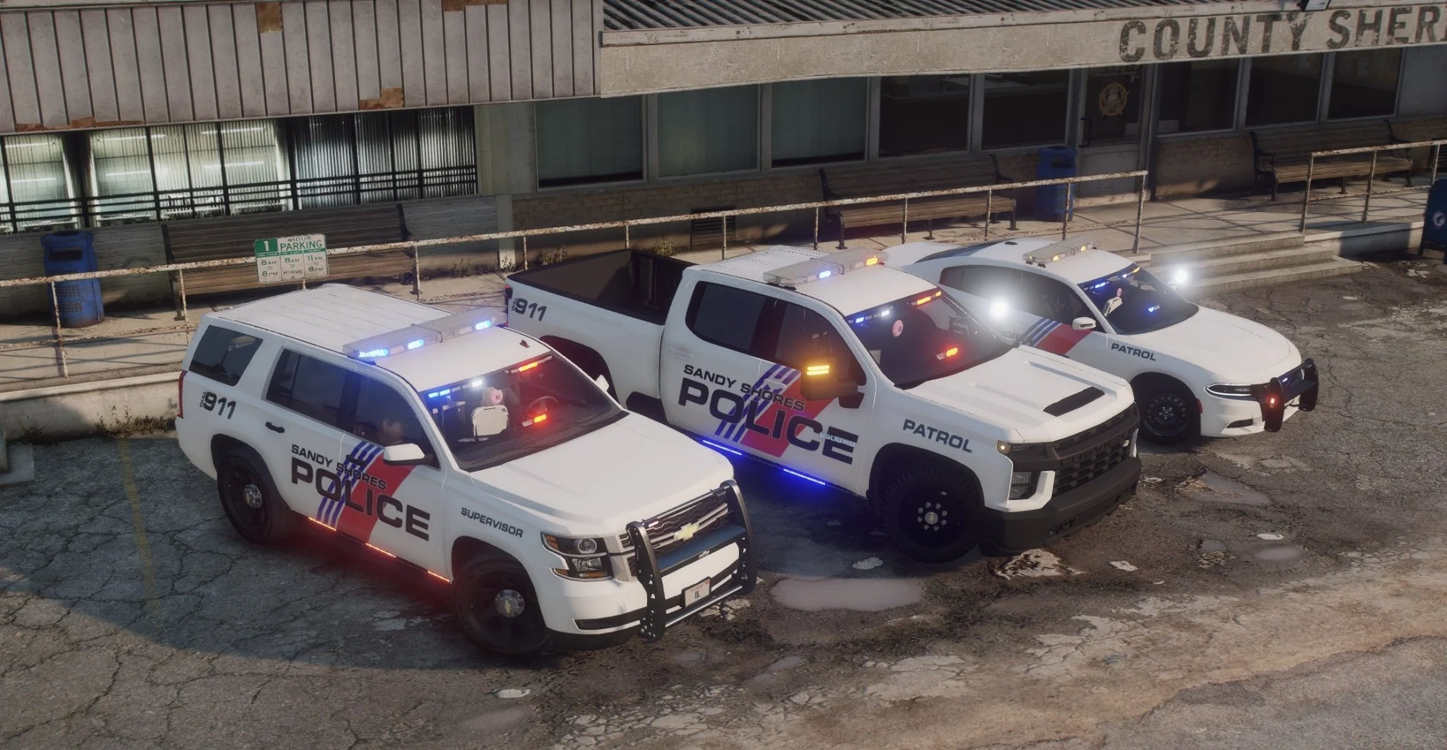 Sandy Shores Police Car Pack | 3 Cars - Image 2