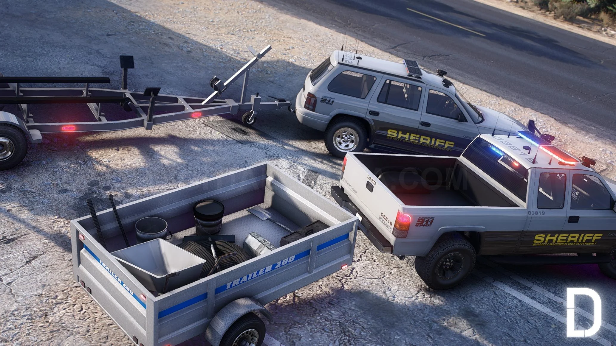 Lore Friendly Sheriff Vehicle Pack | 5 Vehicles | Templates - Image 12