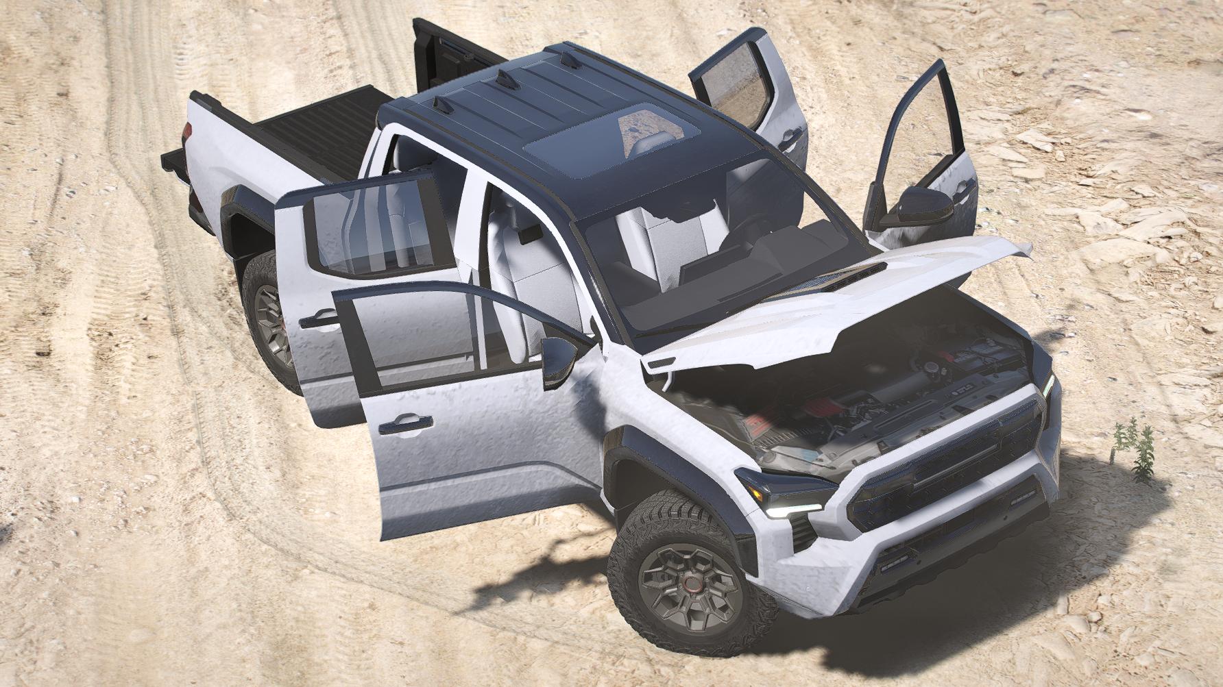 Toyota Tacoma 2024 | Debadged | Template - Image 4