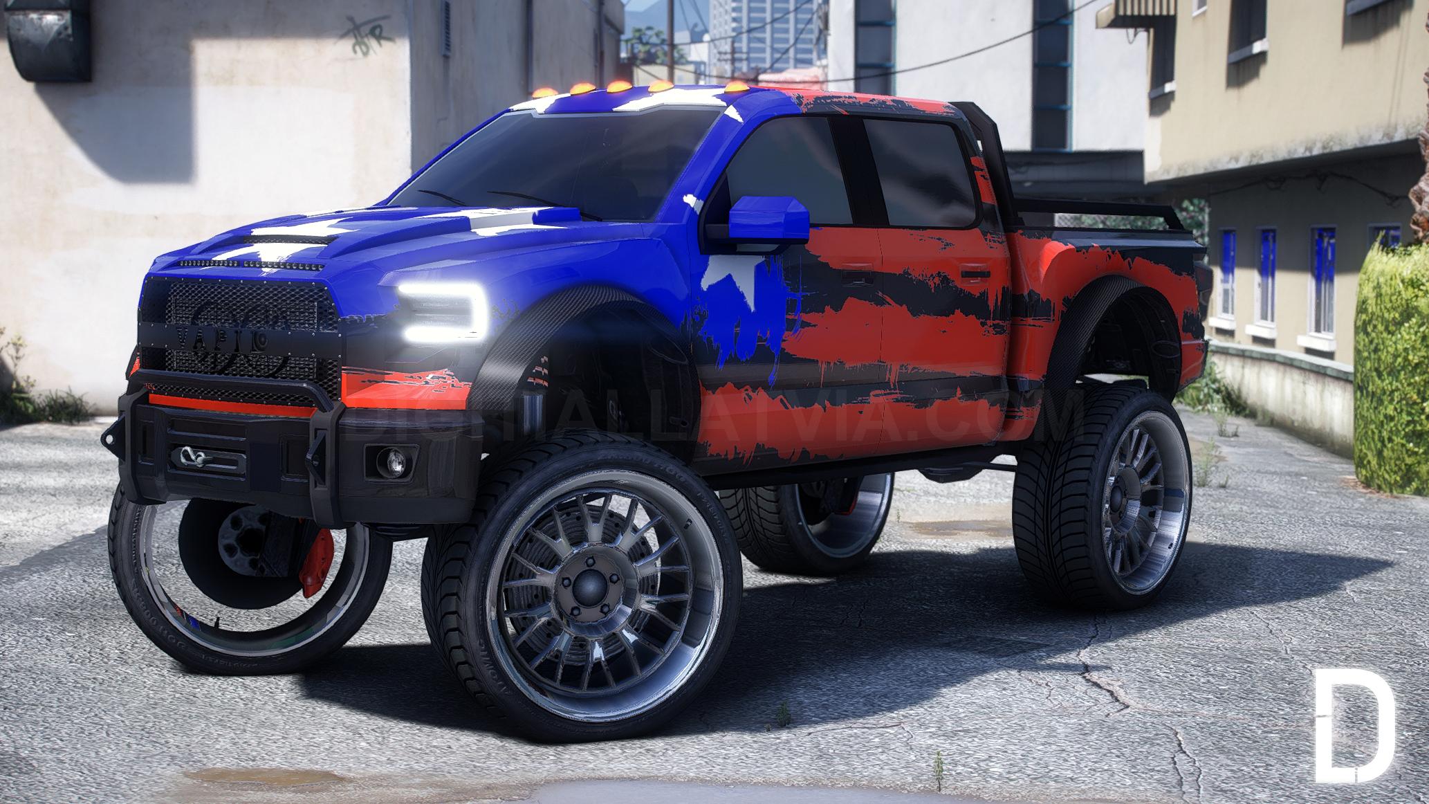 Vapid Caracara 4x4 Lifted + Trailer | Template | Tuning | Custom Sound - Image 4