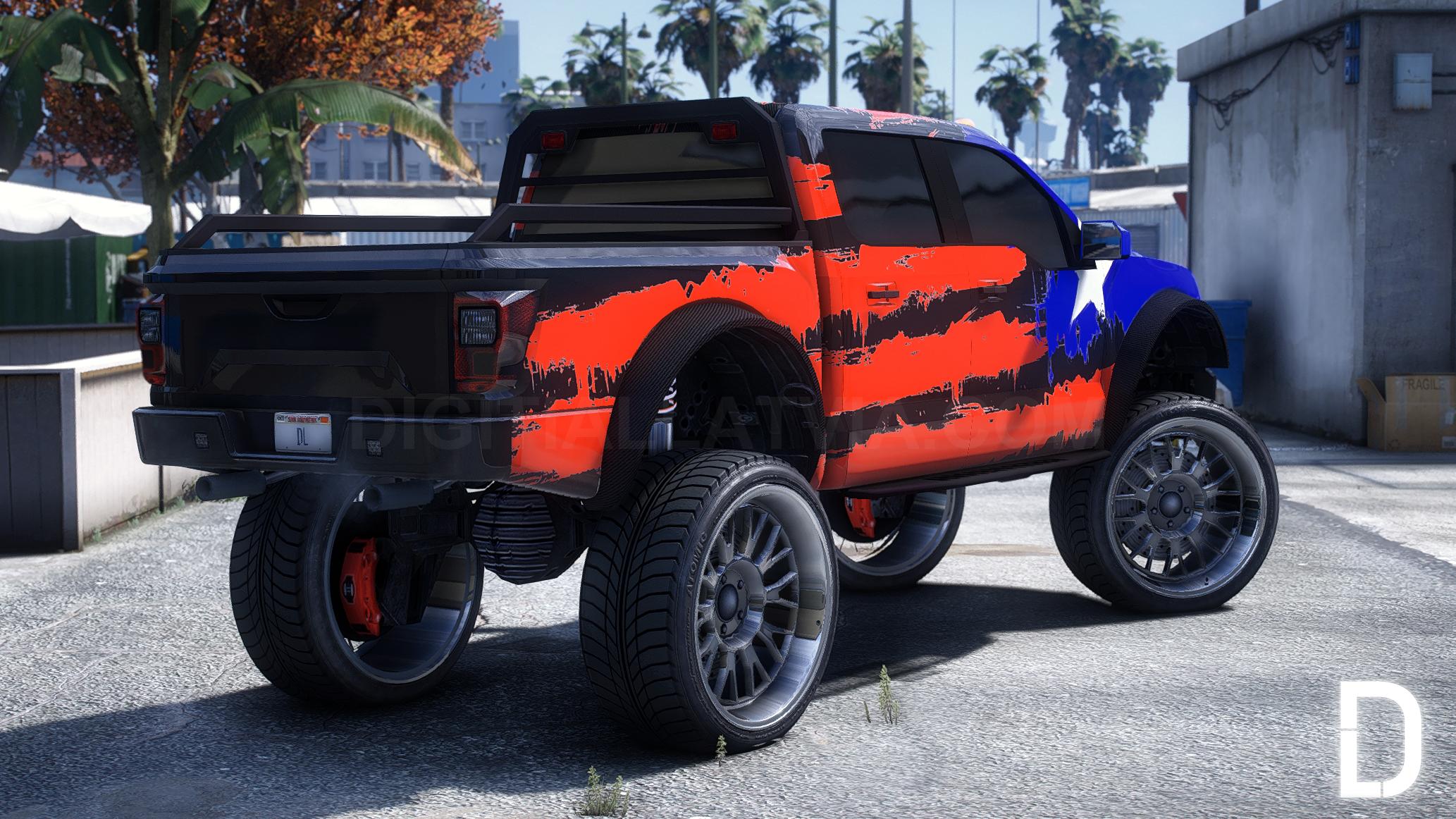 Vapid Caracara 4x4 Lifted + Trailer | Template | Tuning | Custom Sound - Image 5
