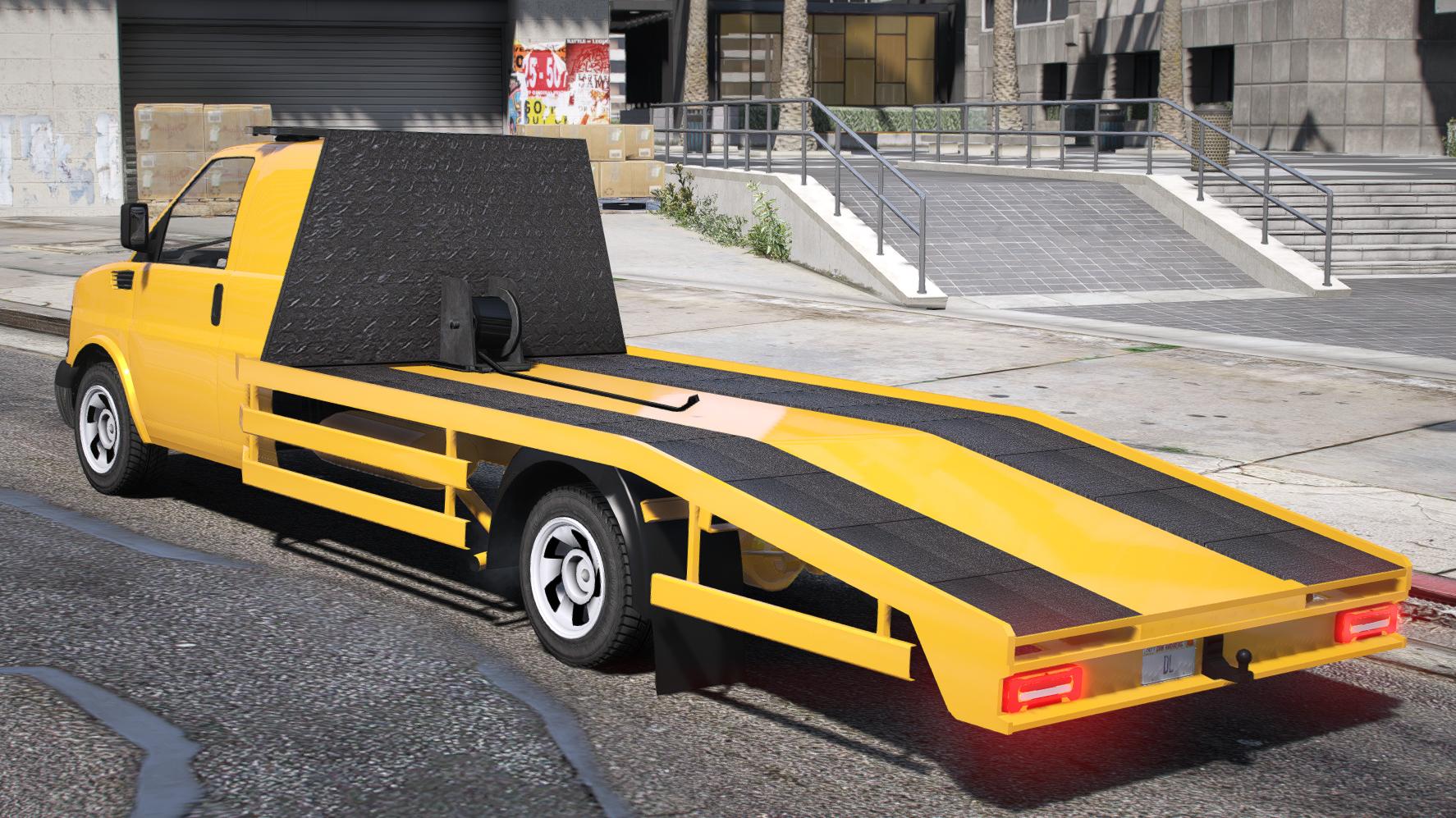 Vapid Speedo Tow Truck + Trailer | Template - Image 3